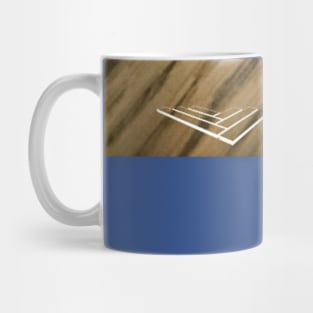 pattern, wood ornament Mug